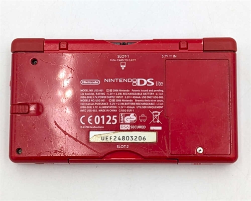 Nintendo DS Lite - Rød - Konsol - SNR UEF24803206 (C Grade) (Genbrug)